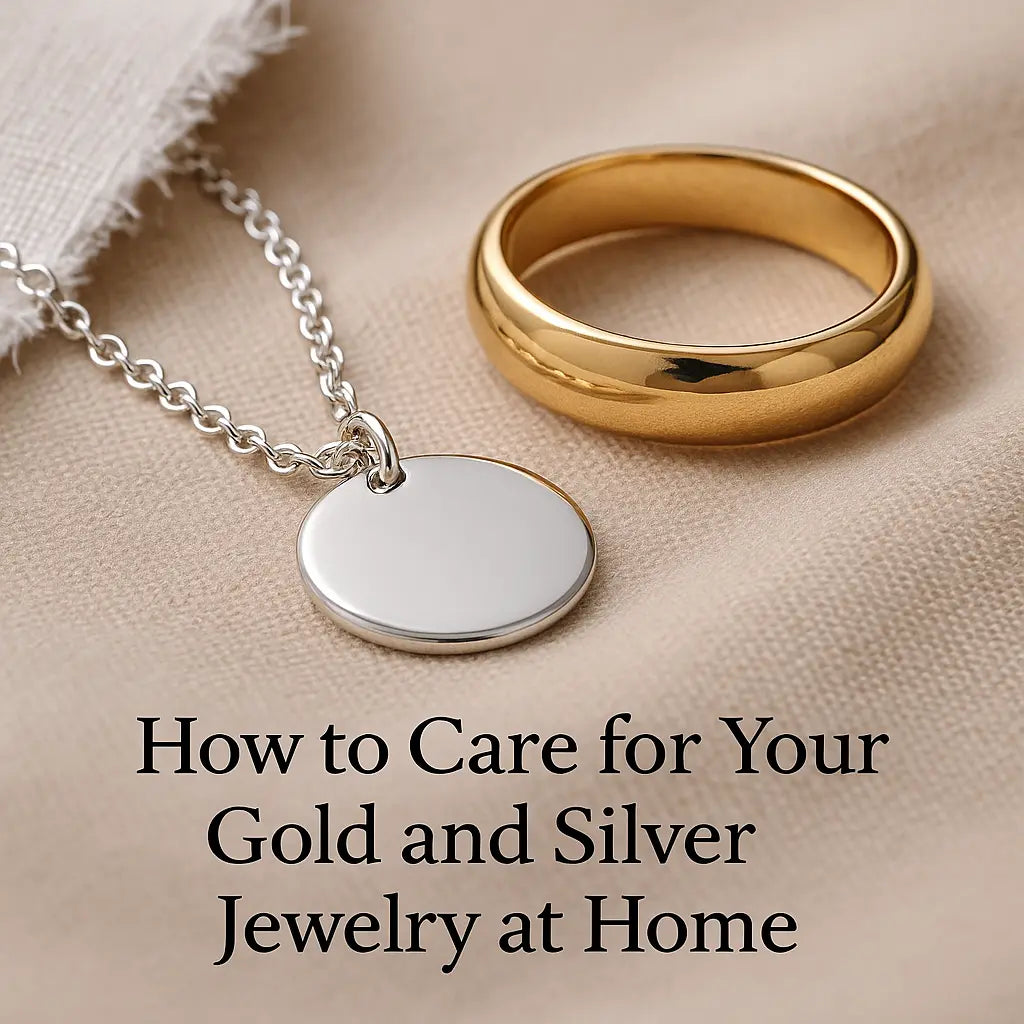 How to care for your gold and silver jewelry at home